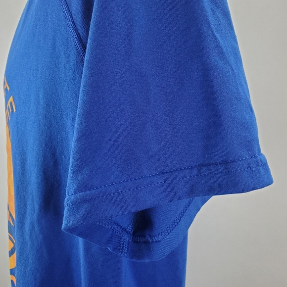 Adidas Climalite Golden State Warriors Shirt Men's Large Blue NBA Basketball - Picture 4 of 10